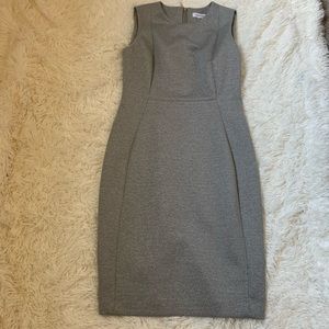 EUC! Calvin Klein gray sheath dress